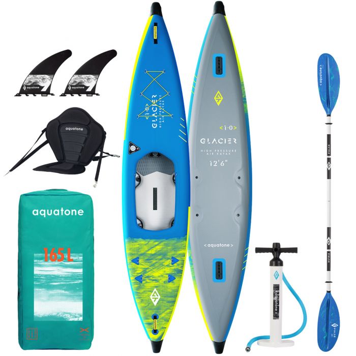 Aquatone Glacier inflatable kayak