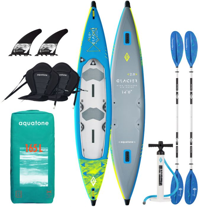 Aquatone Glacier Double inflatable kayak